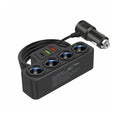 120W 4 Port USB Charging Socket Cigarette Lighter Splitter Quick Charge 12V 24V For Phone IPad 3.0 Car Charger Adapter