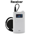 Tebe 2.4G Wireless Tour Guide System with Microphone Portable Audio Transmitter Receiver for Church Excursion Museum Conference